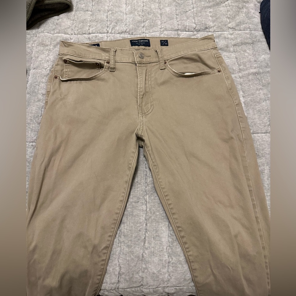 Lucky Brand Mens Slim Straight Chino Pants 32x32
